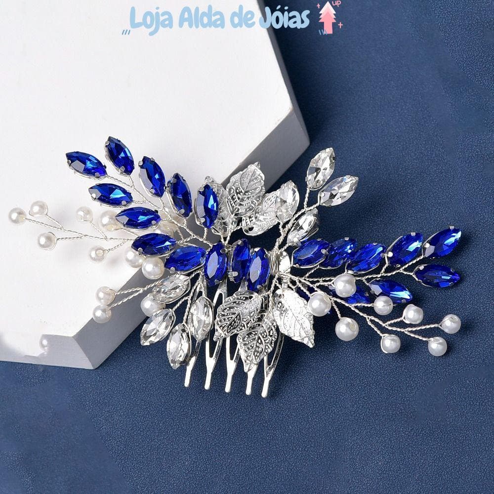 EMILEE Pentes De Cristal Cabelos De Casamento Ornamentos Tiara Pente Rhinestone