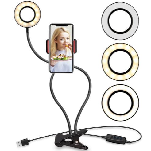 Ring Light Suporte Para Celular Controle Luminária Led Live PROMOÇÃO