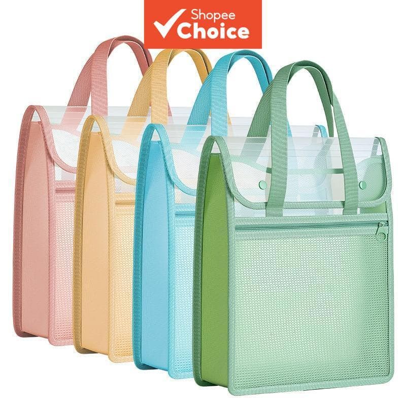 Bolsa De Arquivo De À Prova D'água-Organizador De Pasta De Exame Seguro Para Material Escolar , Armazenamento Durável De