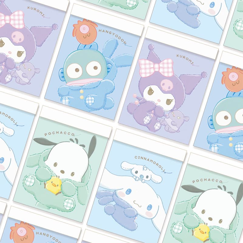 Vestir-se série boneca bonito dos desenhos animados bloco de notas estilo japonês bloco de notas de alto valor estudante