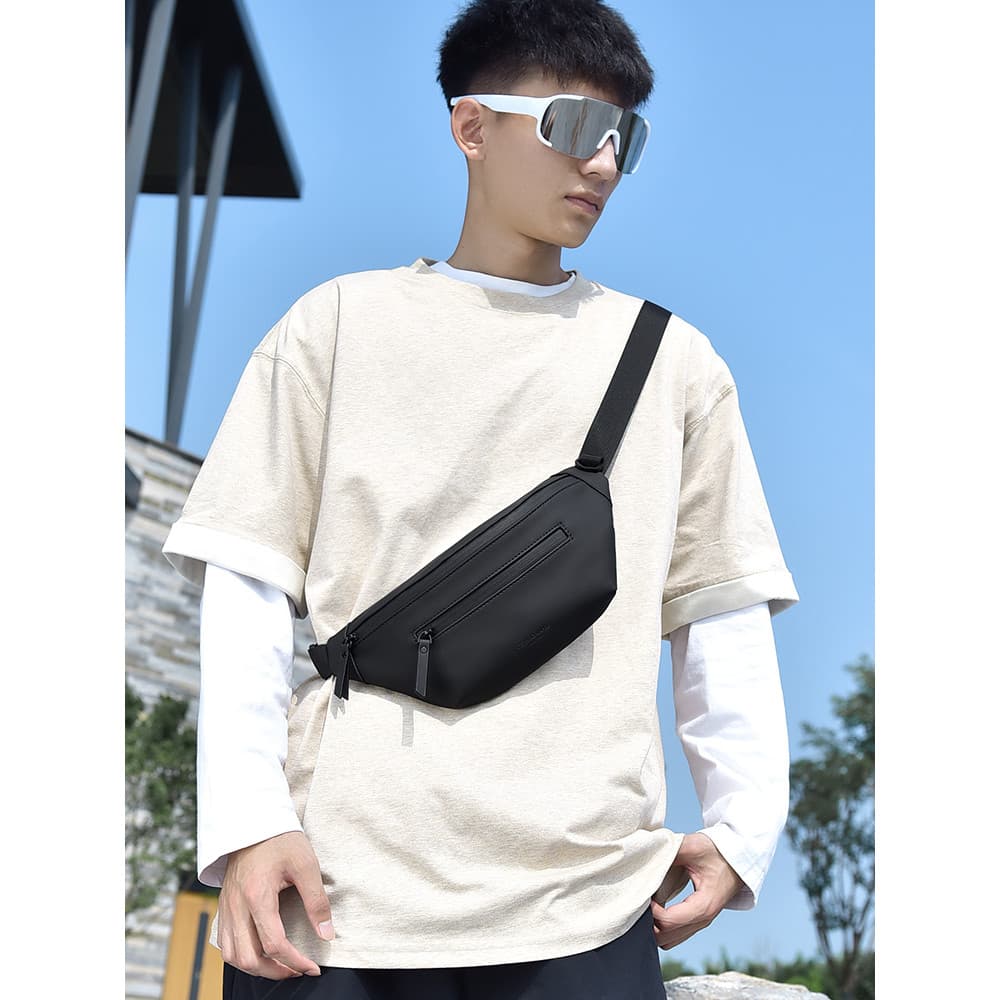 Bolsa de peito masculina para celular, bolsa mensageiro, bolsa de ombro Casual, leve, grande capacidade, Diagonal, peque
