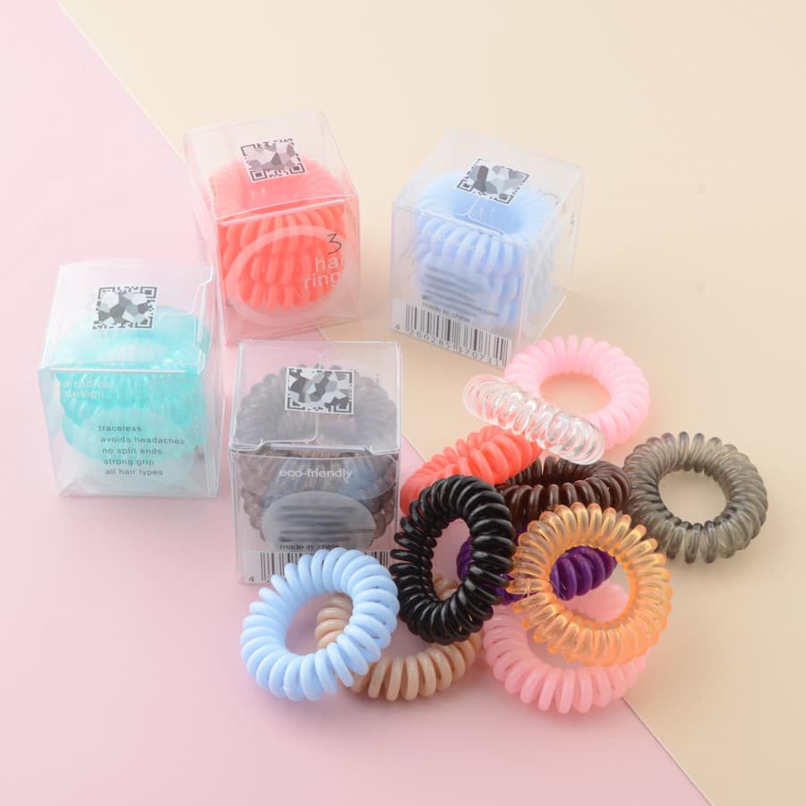 Linha telefônica britânica anel de cabelo acessórios para o cabelo sem costura gravata cabelo crianças bonito doce cor s