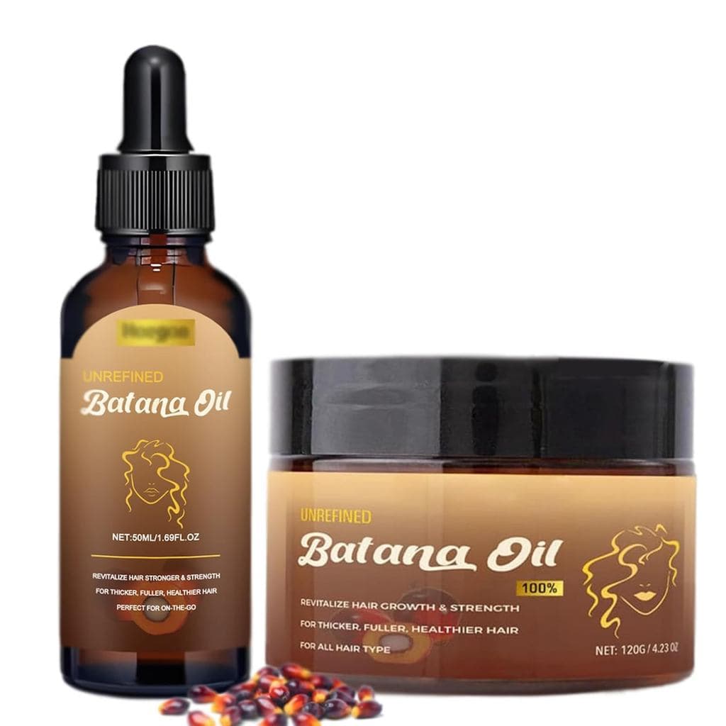 Óleo de Botana para Crescimento Capilar, Óleo de Batana Vital para Crescimento Capilar, Pasta de Batana Crua, Máscara Ca
