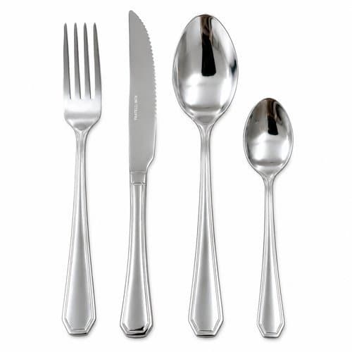 Conjunto Talheres Inox 24 Pecas Completo Duravel Cozinha Jantar Mesa Posta