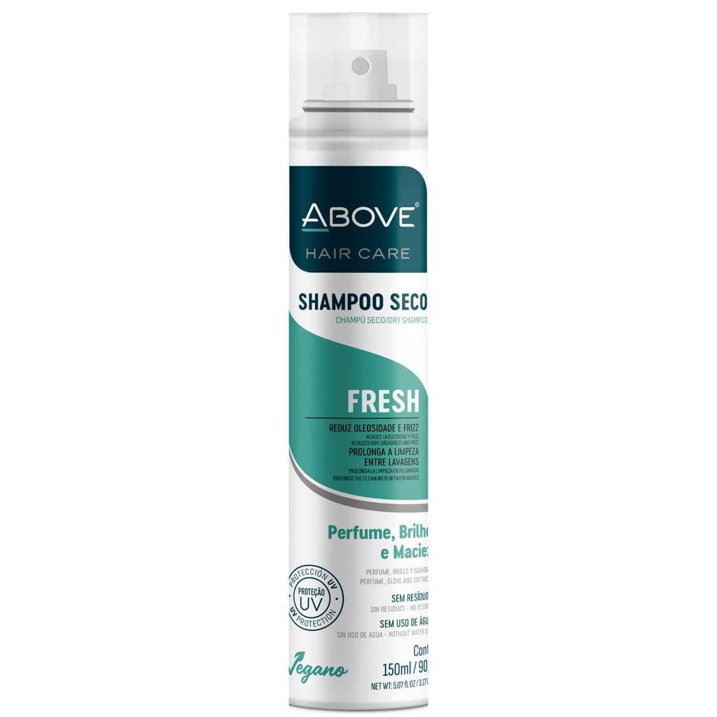 Shampoo Seco Above Fresh Vegano Controle Oleosidade 150ml