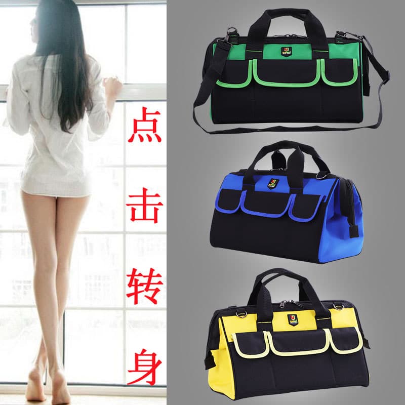 Kit de ferramentas masculino multifuncional reparação lona grande instalação aparelho reparação carpintaria ferramenta s