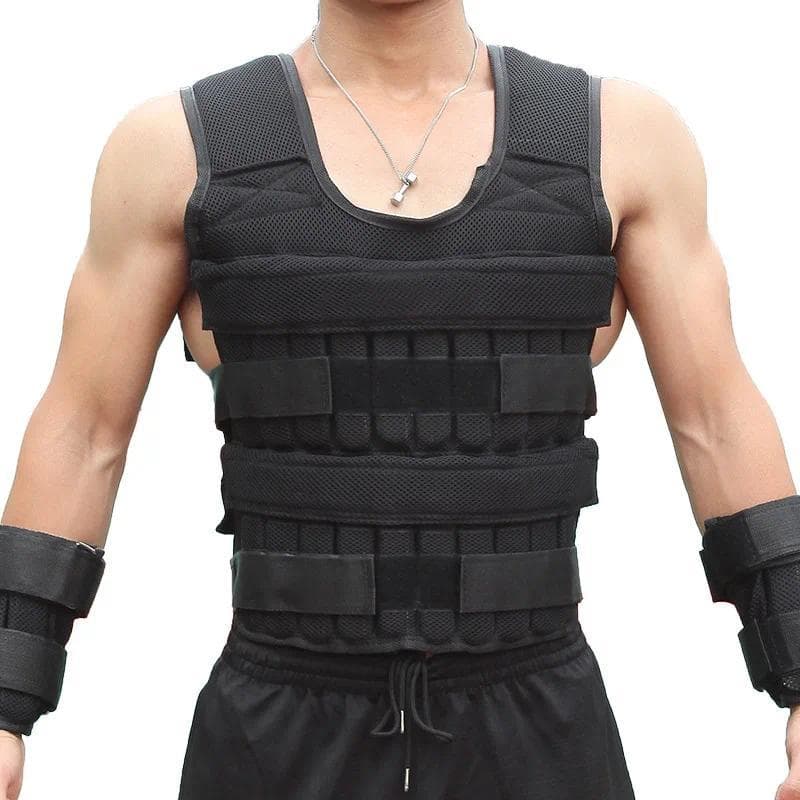 Colete De Peso Ajustável Para Exercício , 15KG/35KG , Treinamento De Boxe , Corrida , Equipamento Fitness