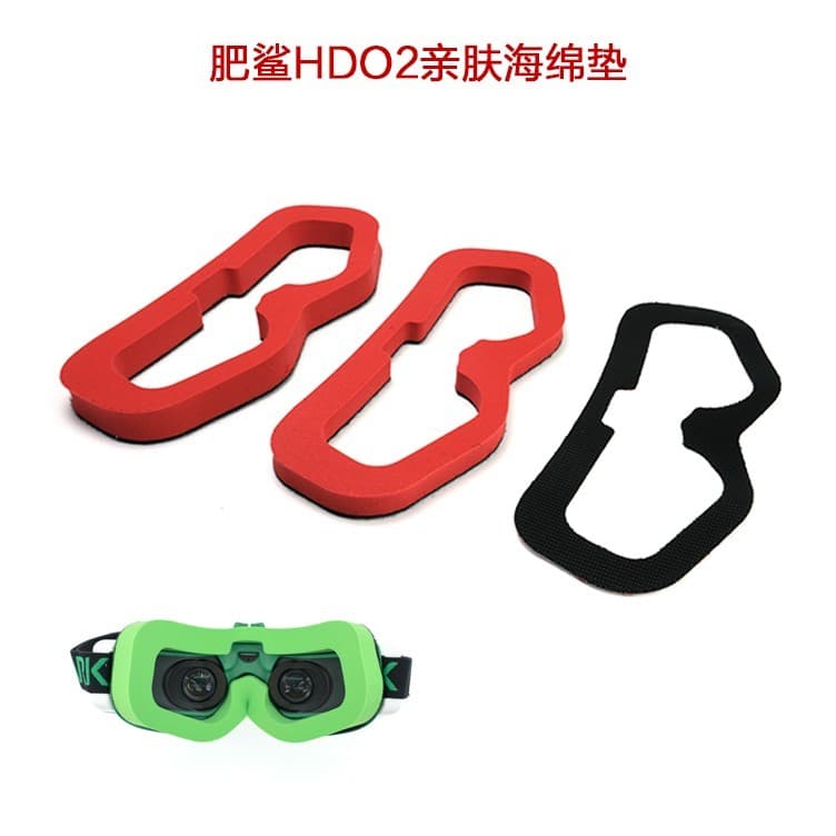 Fatshark HDO2 fatshark Esponja adequada para a pele Almofada para os olhos à prova de vazamentos FPV através da esponja