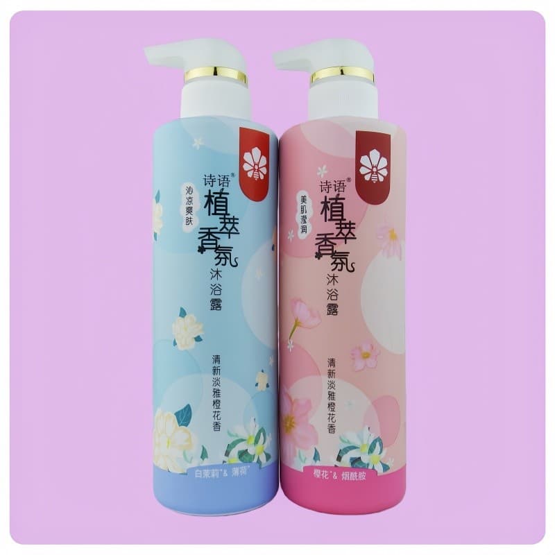 Bee Poesia Botanical Fragrance Body Wash 480ml Embeleza a pele Calmante Calêndula Fragrância Corporal
