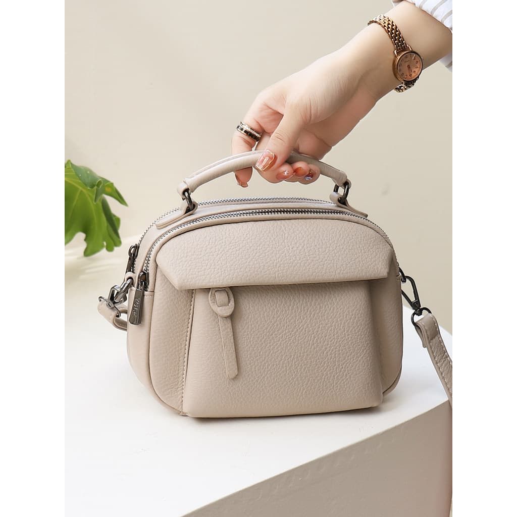 Bolsa bolsa feminina Senhoras saco pequeno 2026 novo estilo primavera verão couro macio feminino Multi-camada saco do me