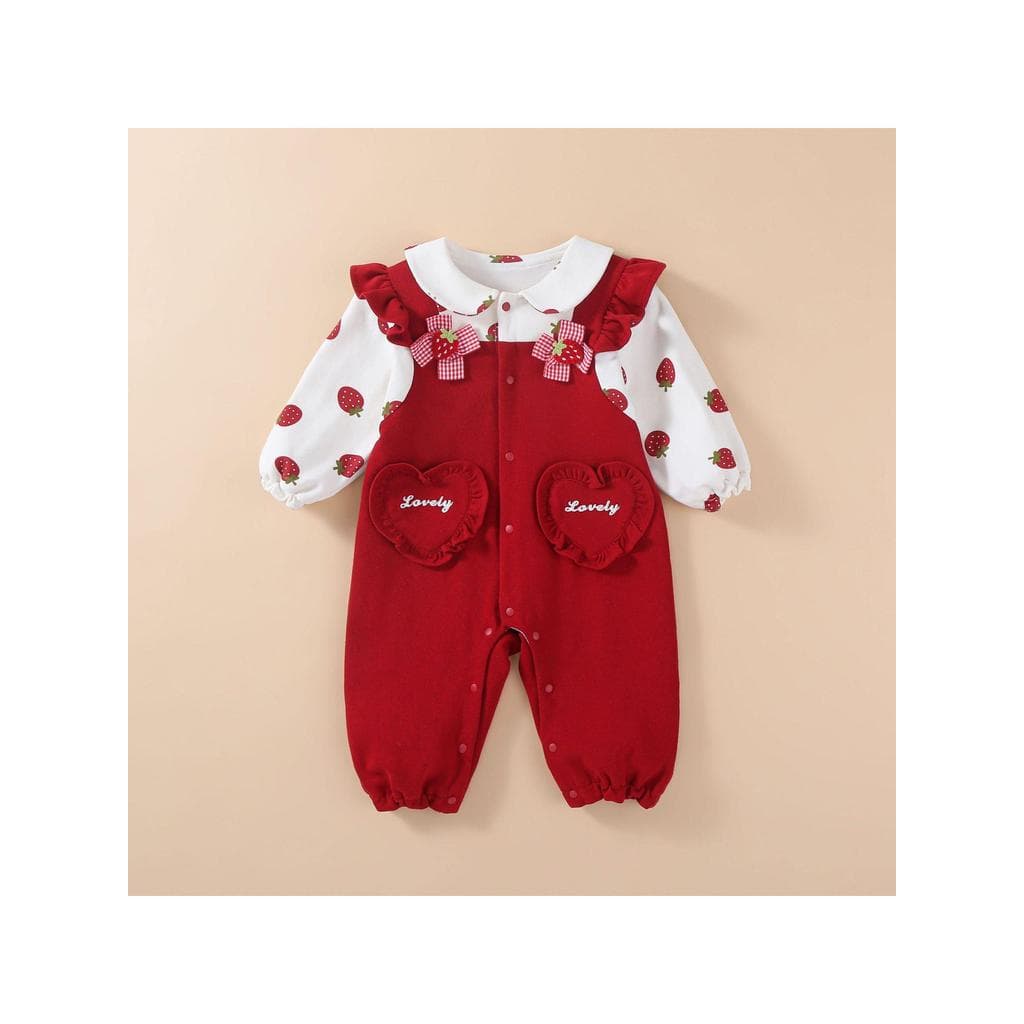 Roupas de bebê menina bebê outono inverno macacão cem dias de idade vestido de um ano recém-nascido pequeno mês-idade ma