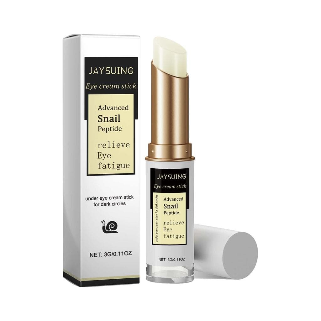 Jaysuing caracol creme para os olhos vara hidratante endurecimento em torno dos olhos massagem da pele levantamento hidr