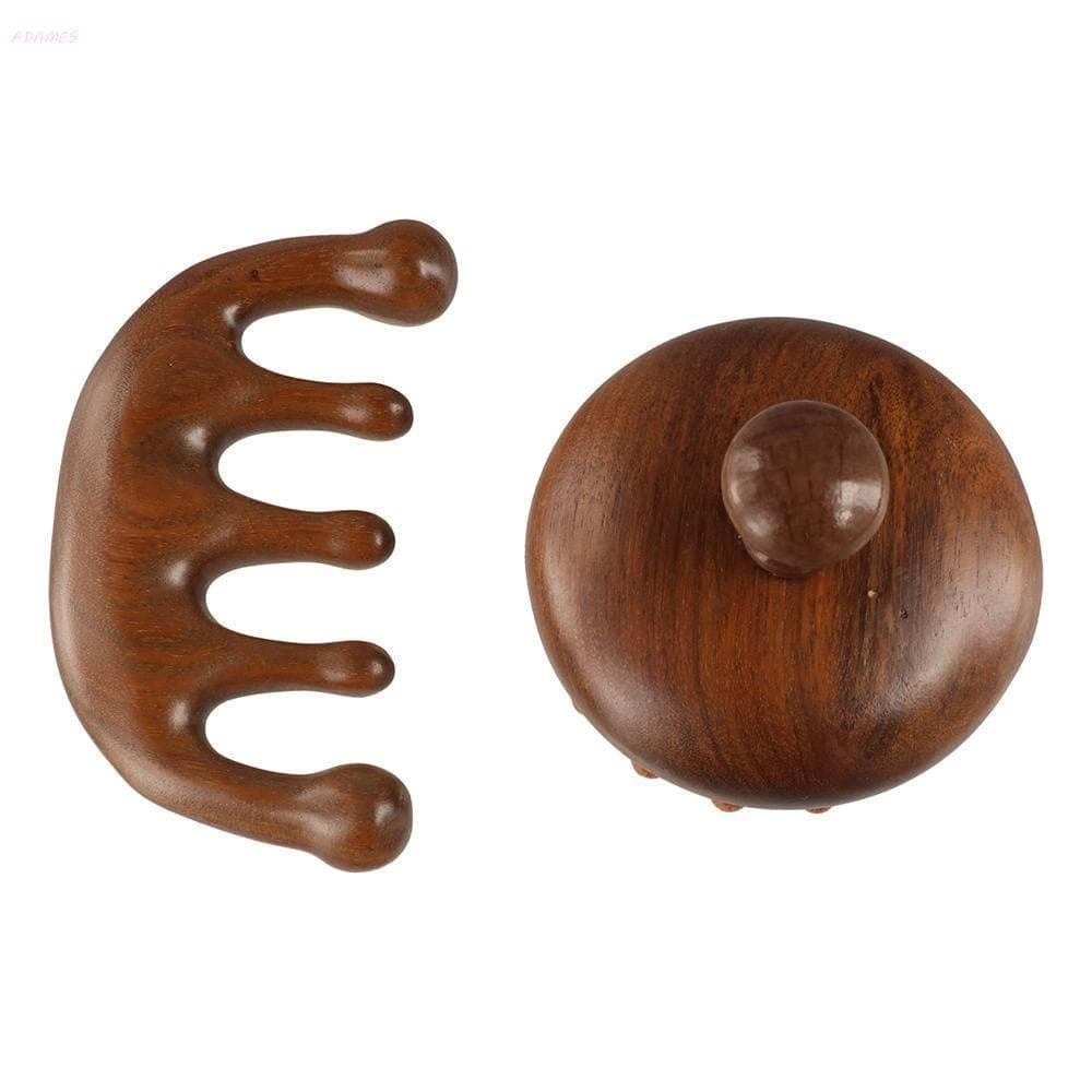 Pente De Massagem De Cabeça ADAMES , Meridiano Relaxante Para Couro Cabeludo De Circulação Sanguínea , Cabelo Liso