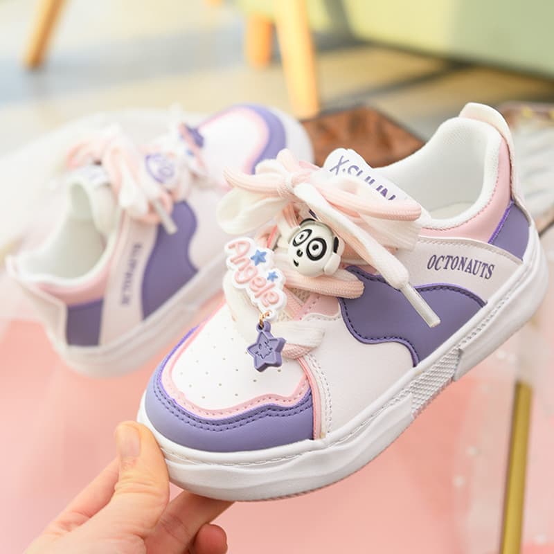 Meninas sapatos meninas sapatos crianças tênis 2026 primavera outono novo estilo Velcro moda estudante crianças sapatos