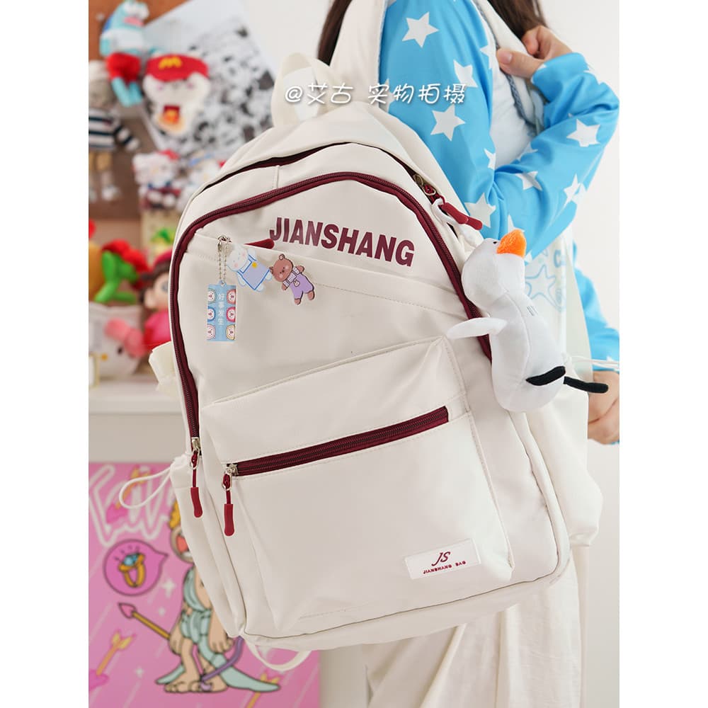 Leve pequena mochila feminina pequena ins estilo pequeno passeio à prova dwaterproof água nicho japonês saco de escola d