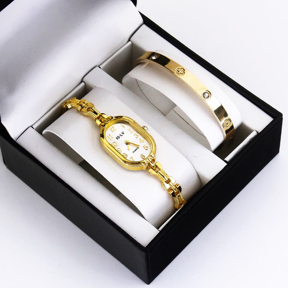 Relógio feminino relógio feminino moda relógio feminino pulseira conjunto luz luxo pequeno relógio feminino presente de