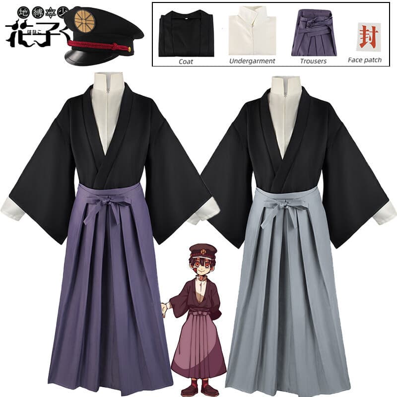 Fantasia Completa Temática de Anime para Homens, Traje para Festas de Halloween e Carnaval 
   0G0O