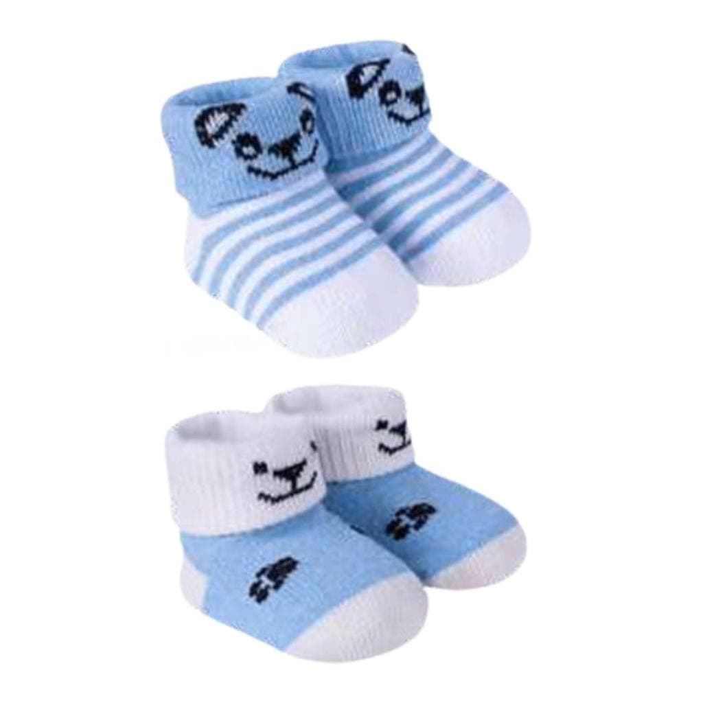 Kit 2 pares meias Recém Nascido Menino