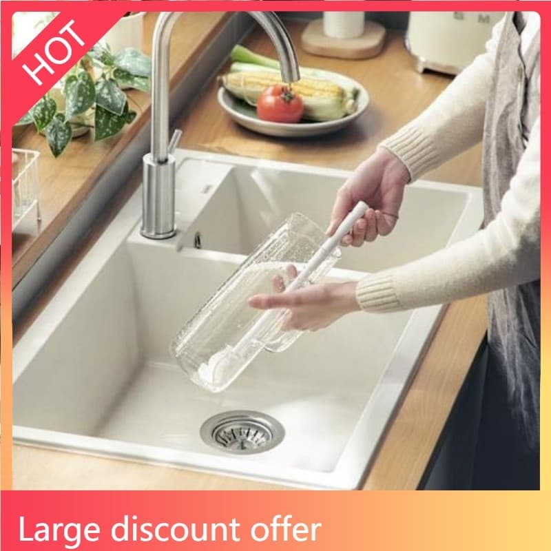 AY8M-Escova De Limpeza De Cabo Longo De Silicone Multifuncional E Conveniente Para Uso Doméstico