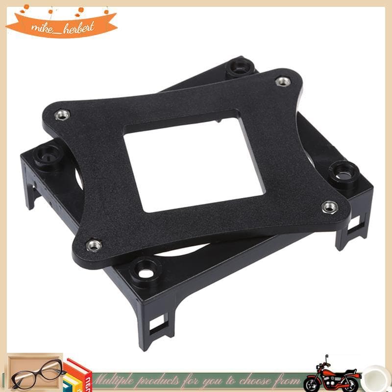 Base De Suporte De Montagem De Ventilador De CPU De Plástico Preto Para Soquete 478