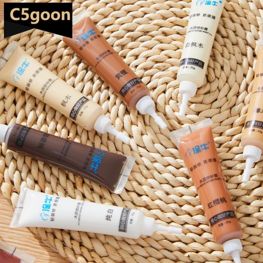 C5GOON Creme Para Reparo De Móveis , Porta , Rachaduras , Madeira Armário , Arranhões , Unhas , Removedor De Preenchimen