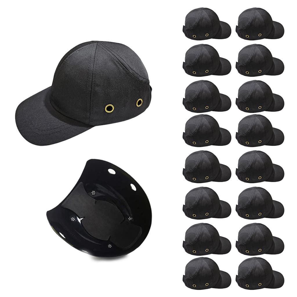 Bone com Capacete EPI Kit 16 Uni Obra Seguranca do Trabalho Casquete Reparo Construcao Oficina Protecao