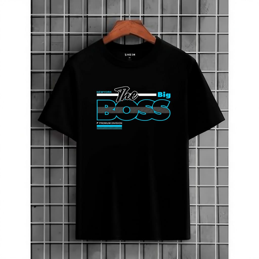 Camiseta Masculina 100% Algodão Big Chefe Camisa Oversized Estilosa Premium