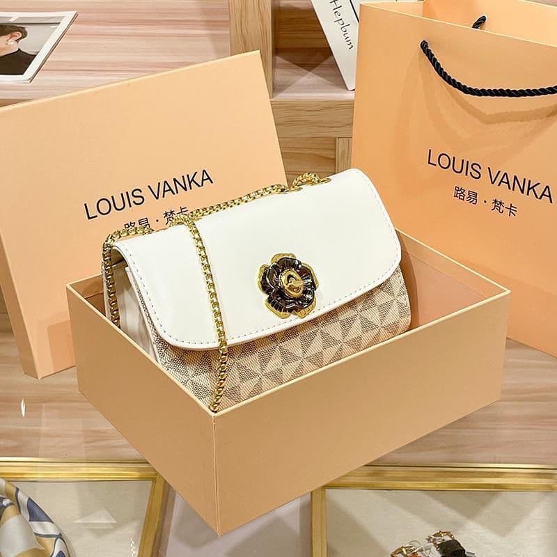 Bolsa Transversal de Luxo Leve 2026 Nova, Bolsa de Ombro Versátil e Elegante com Camélia, Bolsa Casual com Corrente para