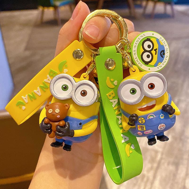 Minions Doll Key Ring Minions Doll Pendant Doll Pendant Saco Fofisticado Charme / Carro Porta-Chaves