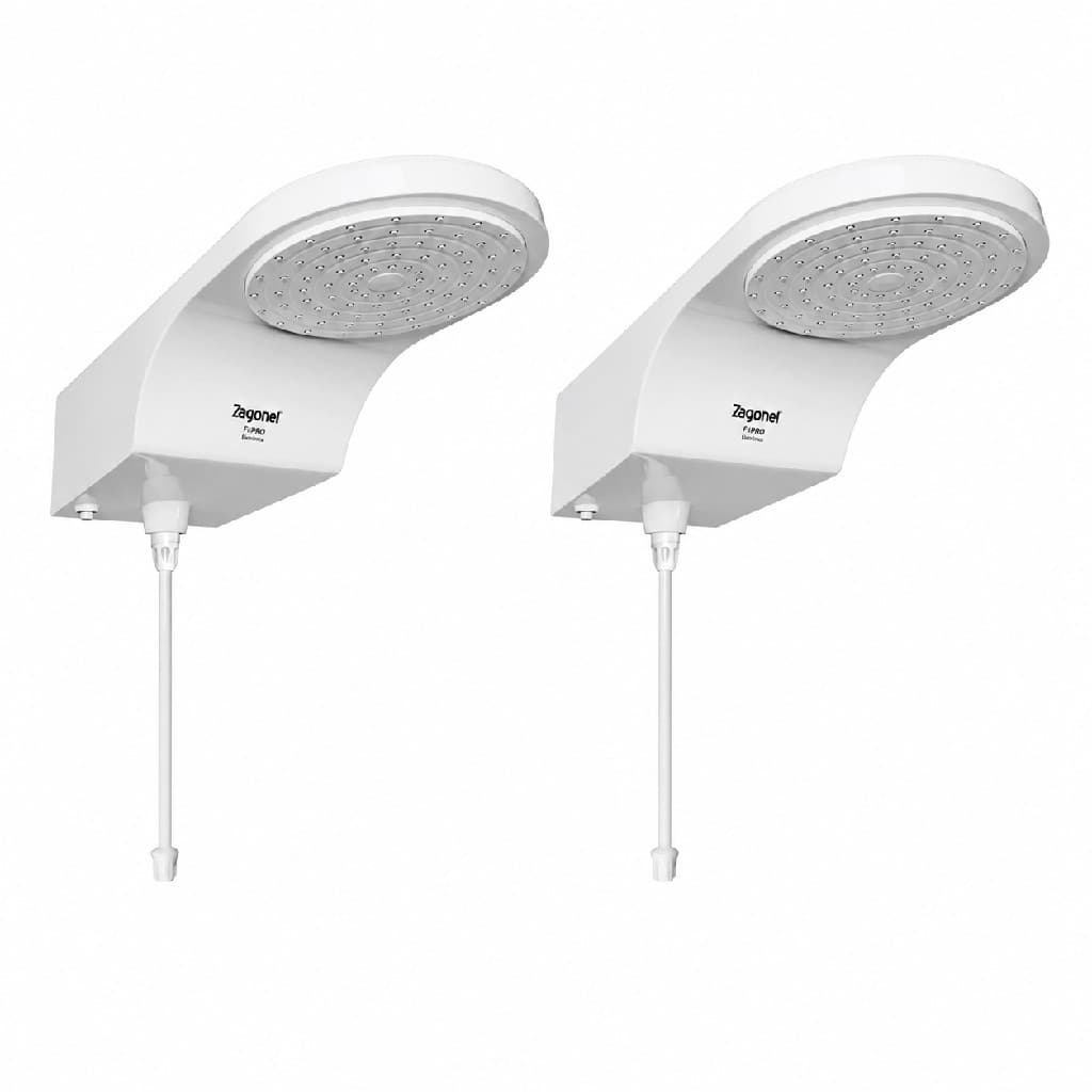 Kit 2 Duchas Eletrônicas Fit Branca