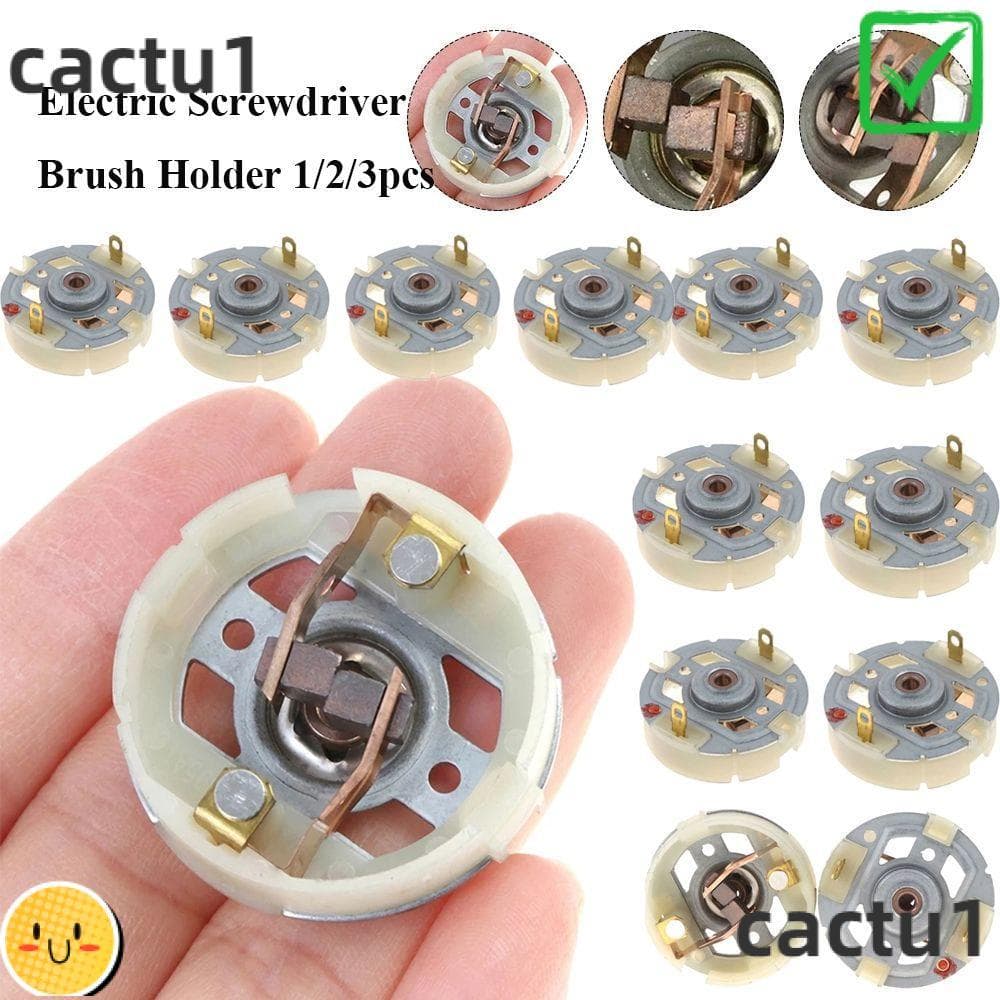 CACTU 1/2/3pcs Escova Suporte De Cobre Com Carregamento Broca Peças