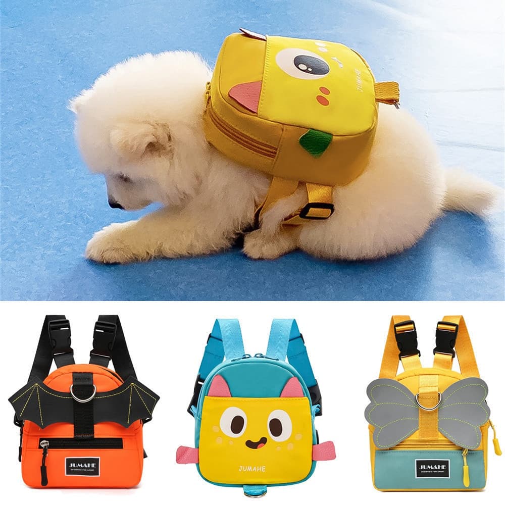 Mochila Autoajustável para Cães de Estimação, Acessórios para Cães, Arnês para Passeios ao Ar Livre para Filhotes e Gato