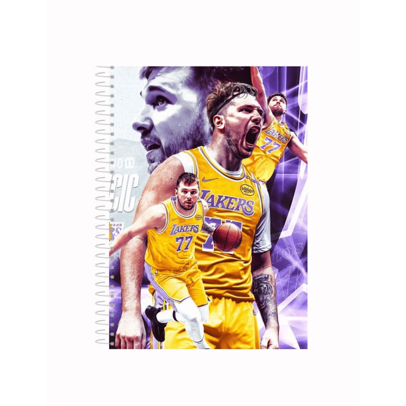 Caderno Luka Doncic 1 Matéria 80 Fls| Lançamento Coleção Nova