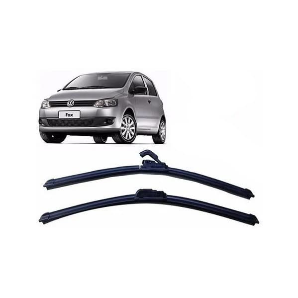 Par de Palhetas para Limpador de Parabrisa Dianteiro para Vw Fox 2003 2004 2005 2006 2007 2008 2009