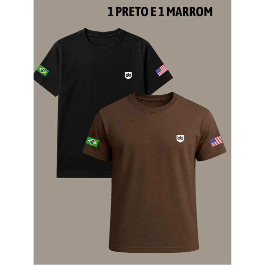 Kit 2 Camisetas Rincon Agro Country ADULTO E INFANTIL TAM 2 AO GG Ram Tropinha Rodeio Texas Muladeiros Peão