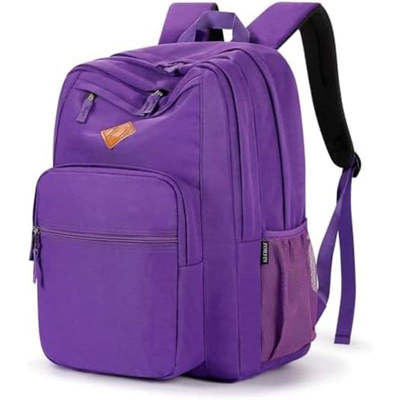 Mochila Preta ZORFIN 26L Para Faculdade E Viagens : Resistente À Água