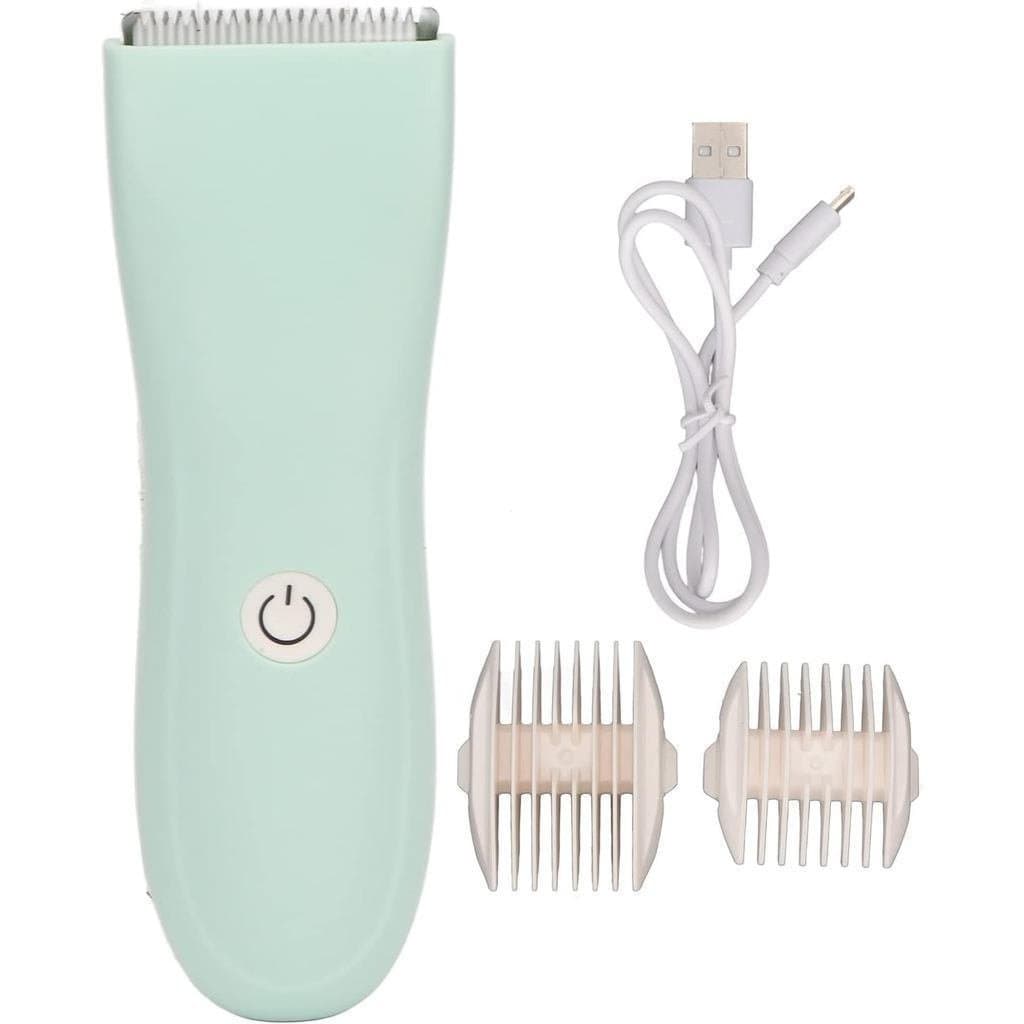 Cortador de Cabelo Silencioso para Bebês, à Prova d'Água, Recarregável, Conjunto de Corte de Cabelo para Crianças