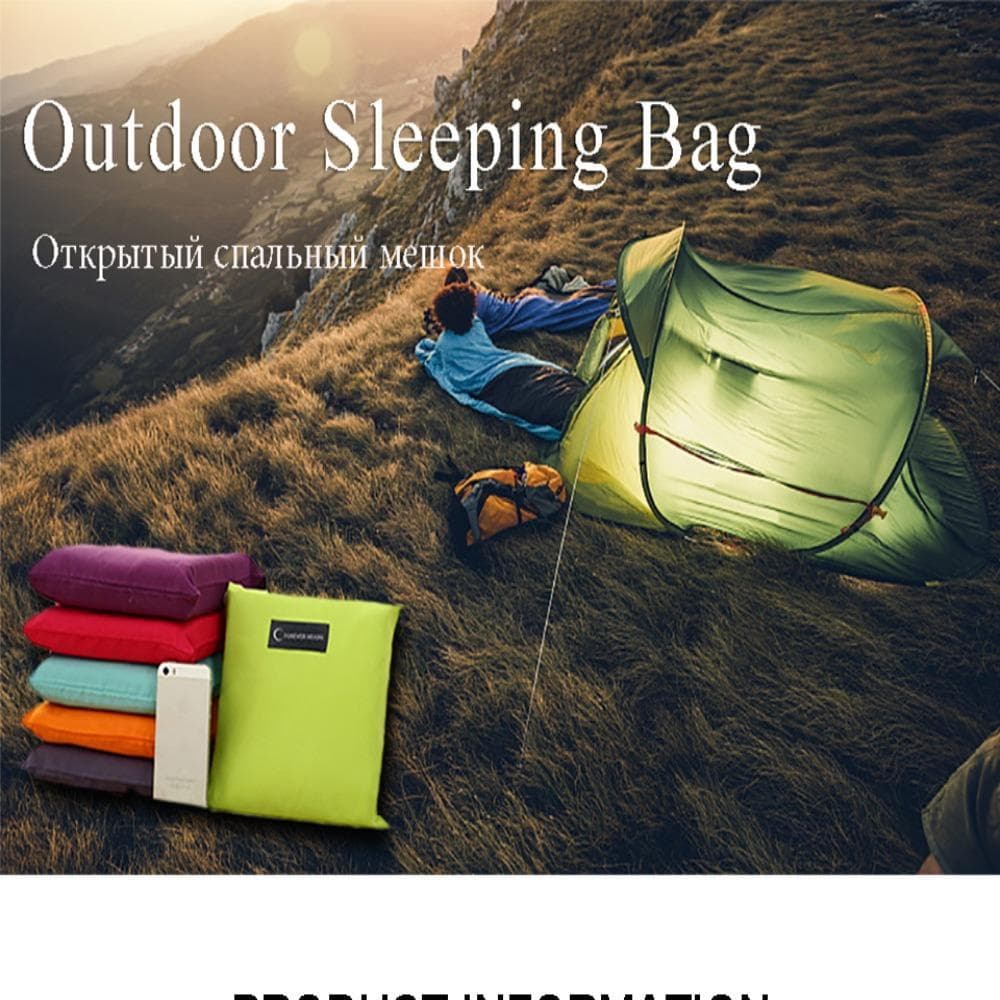 Saco De Dormir Ultraleve TEVO , Roupa De Cama Dobrável Com Envelope De 75 * 210 Cm , Lençol Conveniente Para Em Viagem