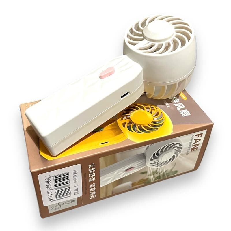 Mini ventilador, secar maquiagem cílios recarregável livre livre de fios