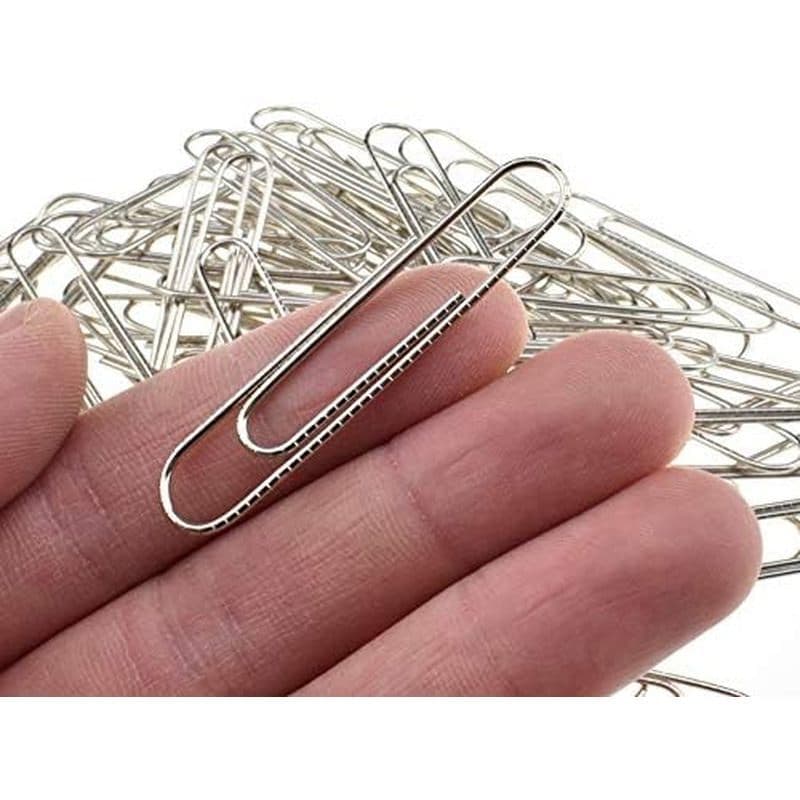 Clipes De Papel HAHIYO Resistentes , Lisos , Extra Grandes , 3 Polegadas De Comprimento , 40 Pacotes De , Aderência Aper