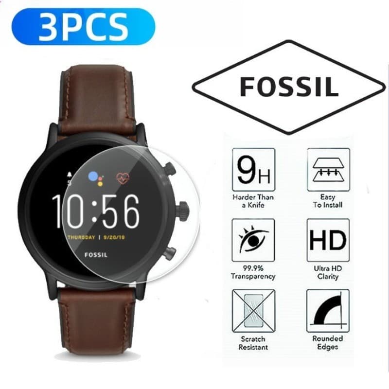 1-3 Unidades HD Filme De Vidro Temperado Transparente Para Fossil Sport Sloan Q Venture Explorist Julianna Garrett HR Ge