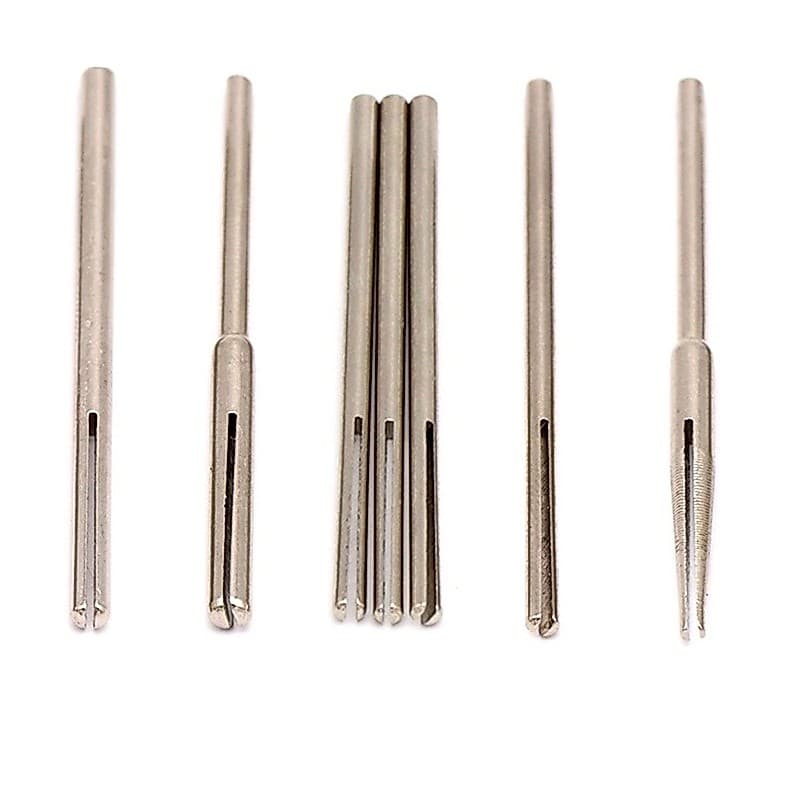 HL 10 12 Peças 2 35 3mm Haste Lixa Braçadeira Mandril Dividido Conveniente Suporte De Cônica Para Rotativo T