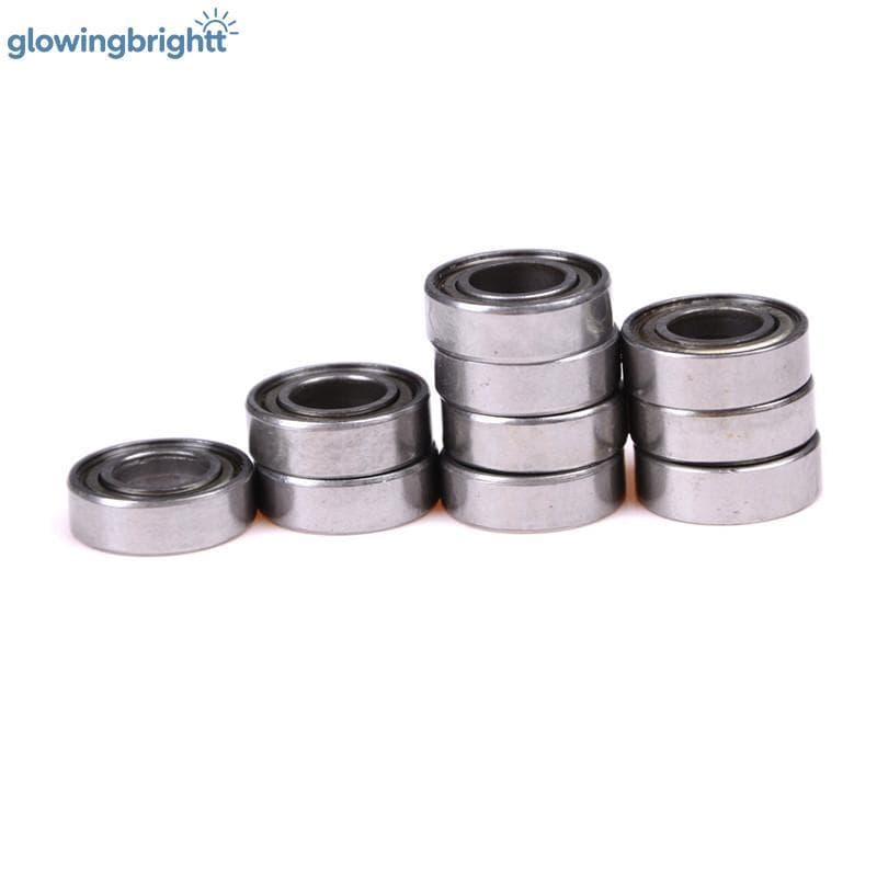 GLOWI 10 Pcs 688ZZ Rolamentos De Esferas Em Miniatura Metal Rolamento Com Blindagem Dupla 8x16x5mm