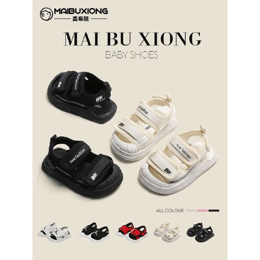 Maib wuxiong sandálias infantis de sola macia antiderrapante sapatos de praia meninos sapatos de criança verão novo esti