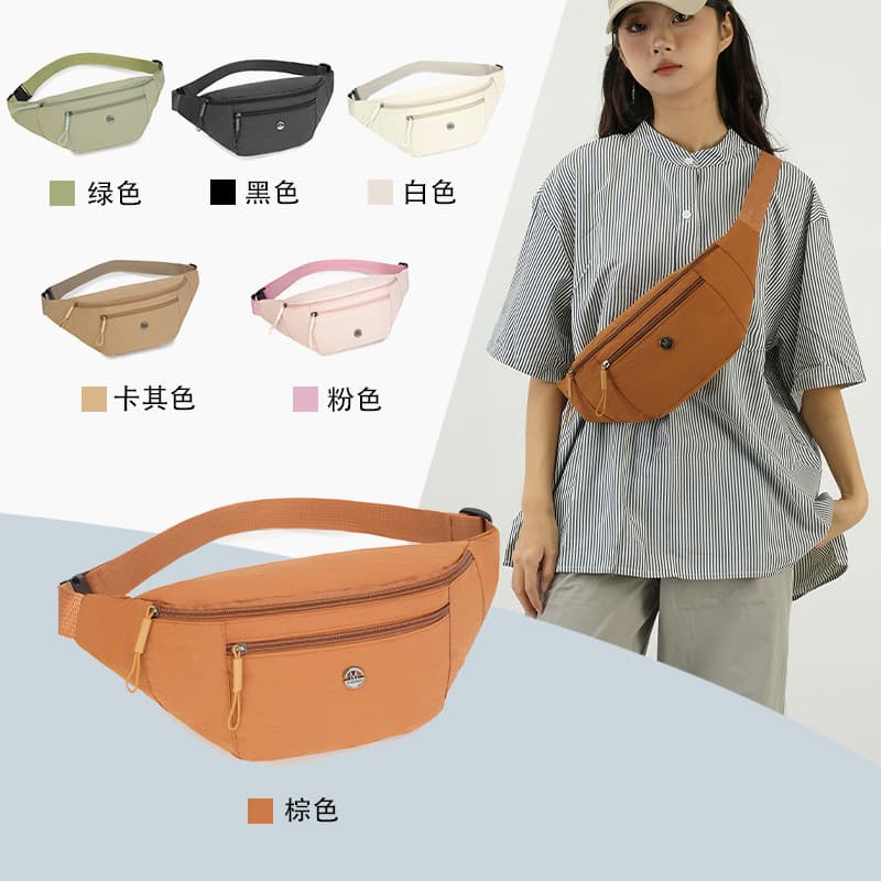 Bolsa de cintura Casual feminina 2026 novo estilo na moda bolsa de ombro esportes saco de peito nicho All-Match moda sim