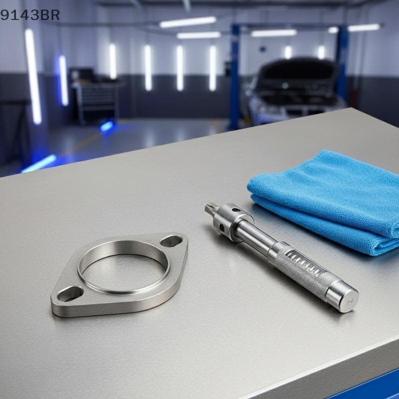 Aço Inoxidável Universal Silenciador De Escape Flange Acessório Para 2 Polegada Sistema Carro Fácil Ajuste Modificação C