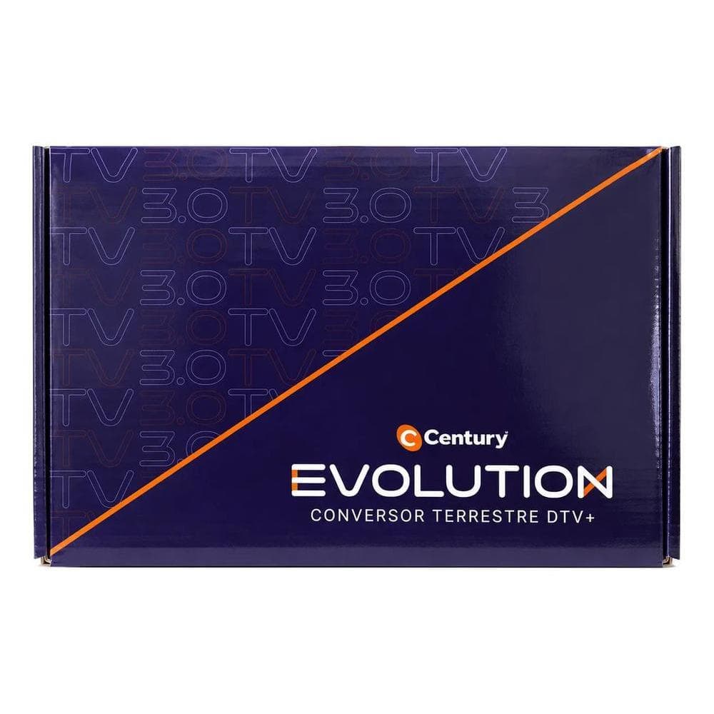 Conversor Digital Century Evolution DTV TV 3.0 + Antena Interna Lançamento TV Interativa