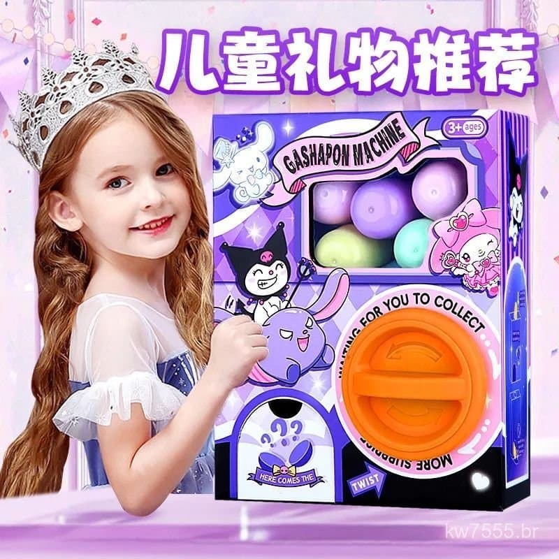 Máquina de gashapon infantil, brinquedo surpresa em caixa fechada, presente de aniversário para meninos, pingente de fig