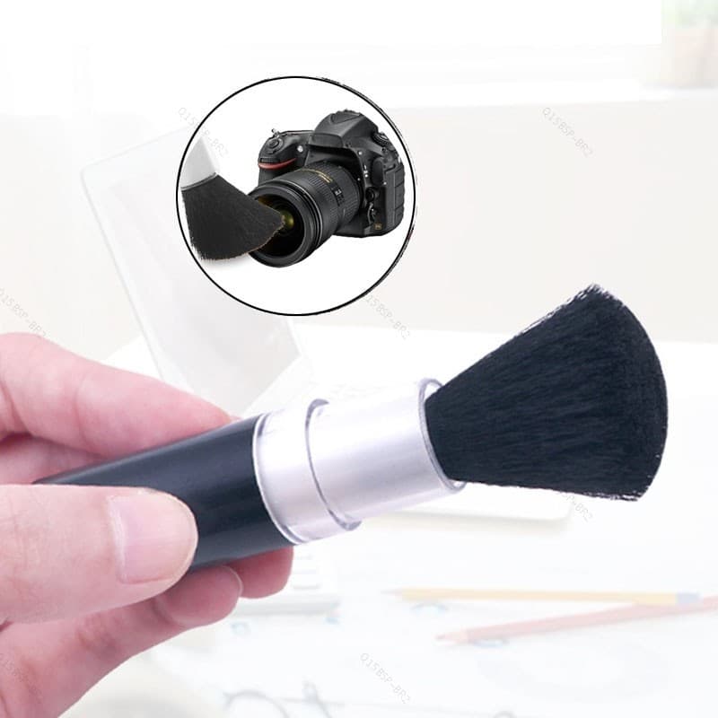 Mini Escova Preta Para Limpeza De Poeira Limpador De Teclado Com Tela LED BR15B2