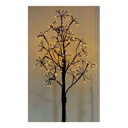 Árvore de Galhos com 382 LEDS Warm Alternado Bivolt Marrom 2,4 m